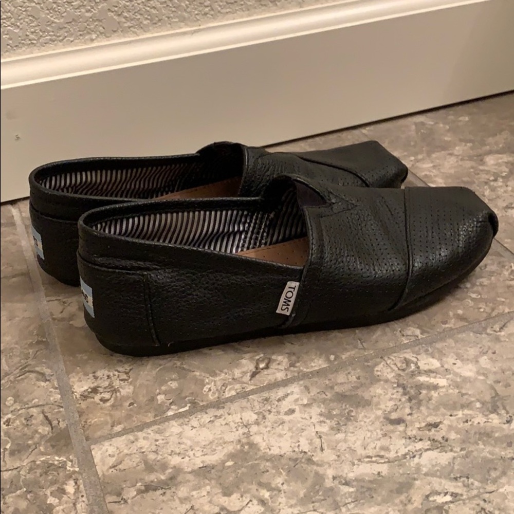 Toms leather wedding shoes